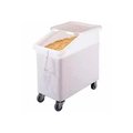 Cambro Cambro IBS27148-Mobile Ingredient Bin w/Lid, Polyethlene, 27 Gal., White IBS27148